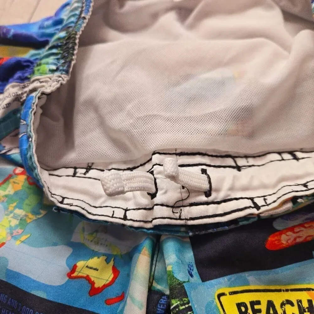 OP shark swim trunks S